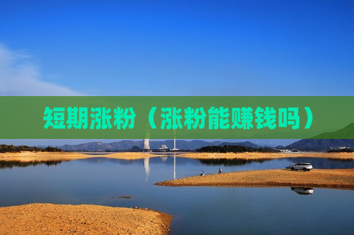 短期涨粉（涨粉能赚钱吗）
