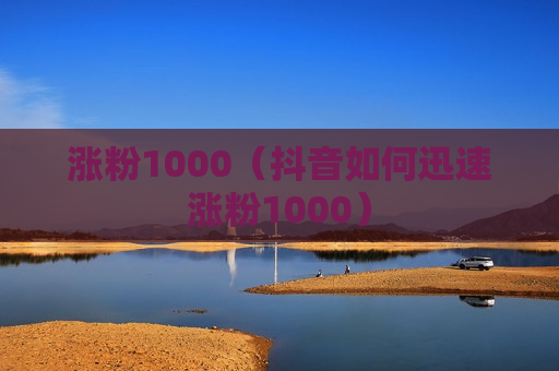 涨粉1000（抖音如何迅速涨粉1000）