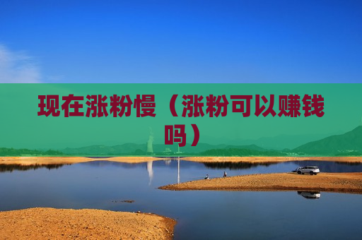 现在涨粉慢（涨粉可以赚钱吗）