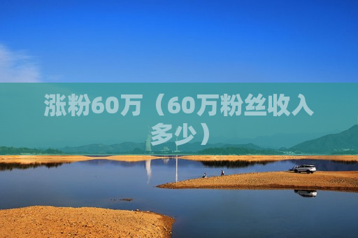 涨粉60万（60万粉丝收入多少）