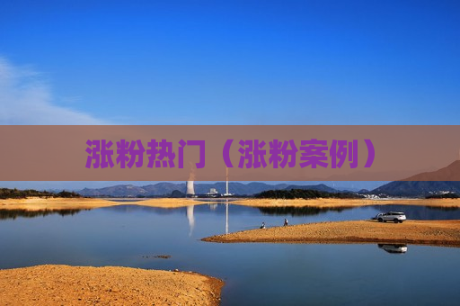 涨粉热门（涨粉案例）