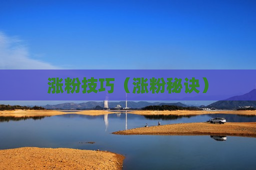 涨粉技巧（涨粉秘诀）