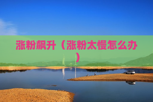 涨粉飙升（涨粉太慢怎么办）