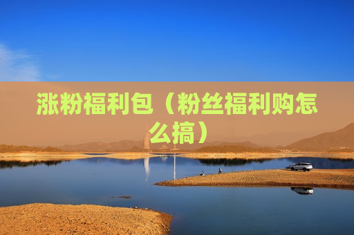 涨粉福利包（粉丝福利购怎么搞）