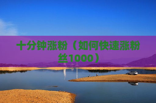 十分钟涨粉（如何快速涨粉丝1000）