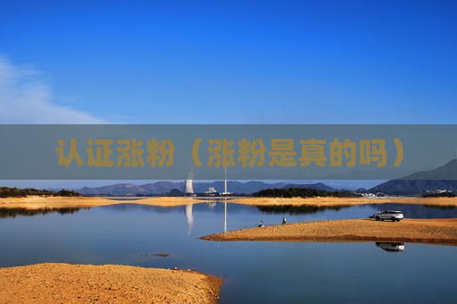 认证涨粉（涨粉是真的吗）