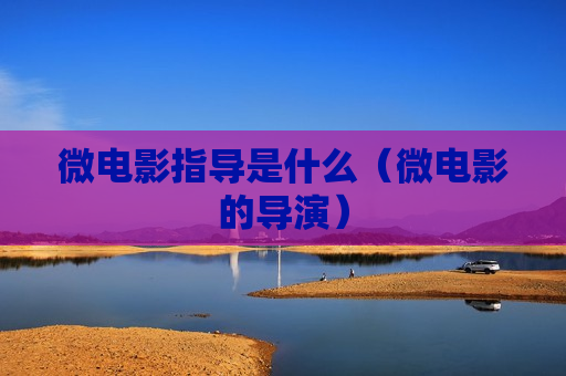 微电影指导是什么（微电影的导演）