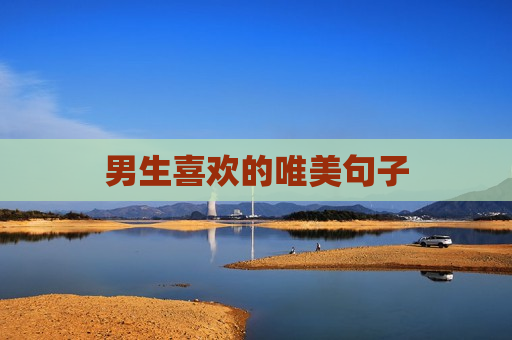 男生喜欢的唯美句子