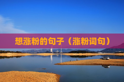 想涨粉的句子（涨粉词句）
