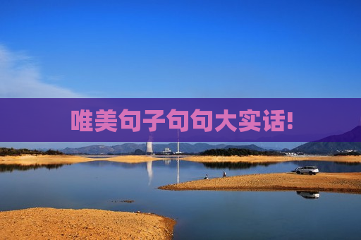 唯美句子句句大实话!