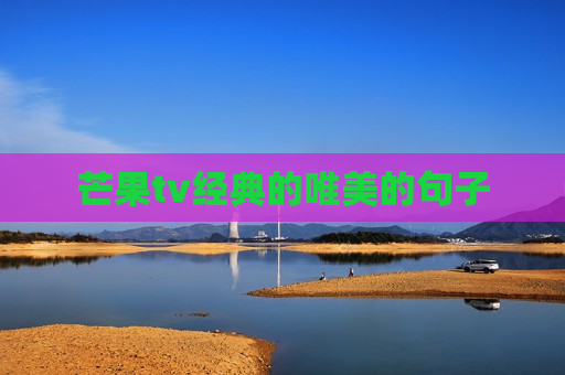 芒果tv经典的唯美的句子