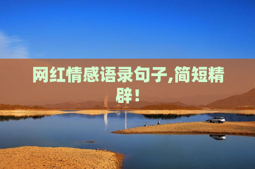 网红情感语录句子,简短精辟！