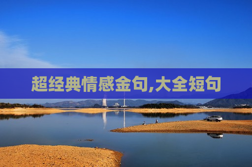 超经典情感金句,大全短句
