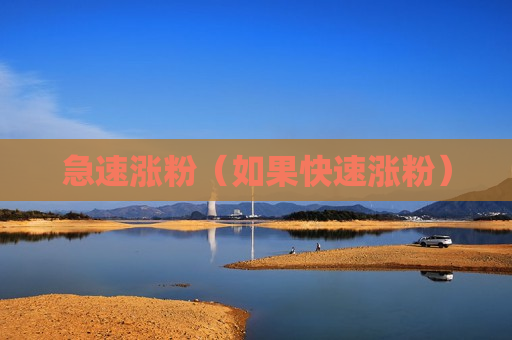急速涨粉（如果快速涨粉）