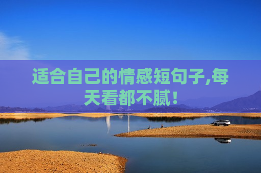 适合自己的情感短句子,每天看都不腻！