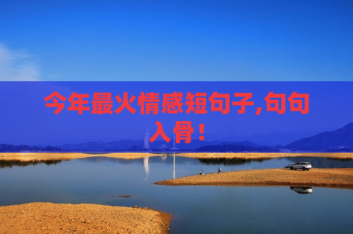 今年最火情感短句子,句句入骨！