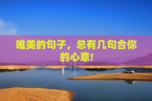 唯美的句子，总有几句合你的心意!