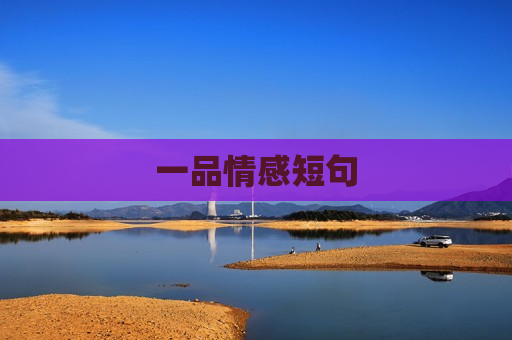 一品情感短句