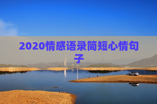 2020情感语录简短心情句子