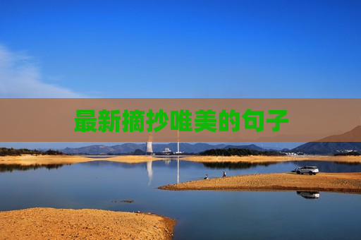 最新摘抄唯美的句子