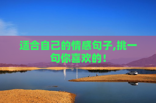 适合自己的情感句子,挑一句你喜欢的！