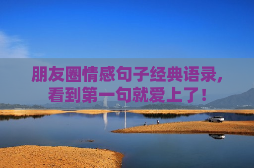 朋友圈情感句子经典语录,看到第一句就爱上了！