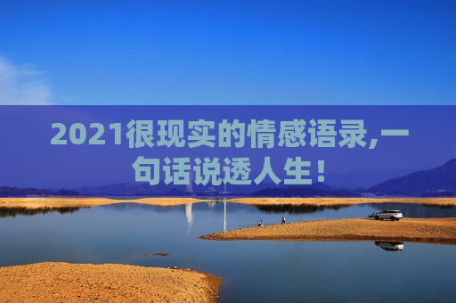 2021很现实的情感语录,一句话说透人生！