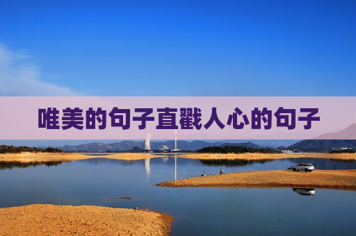 唯美的句子直戳人心的句子