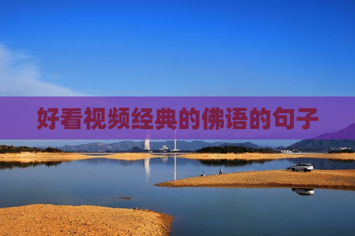 好看视频经典的佛语的句子