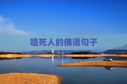 噎死人的佛语句子