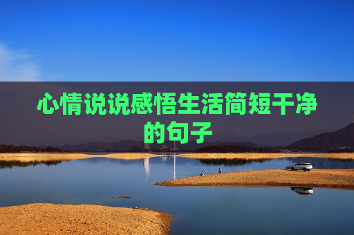 心情说说感悟生活简短干净的句子
