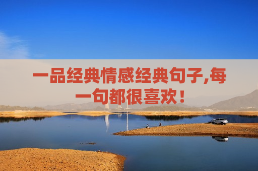 一品经典情感经典句子,每一句都很喜欢！