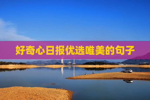 好奇心日报优选唯美的句子