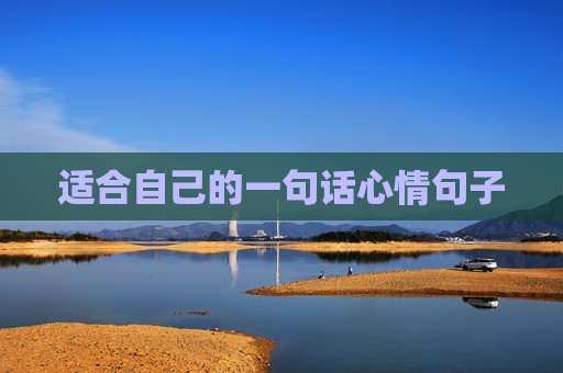 适合自己的一句话心情句子