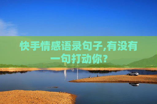 快手情感语录句子,有没有一句打动你？