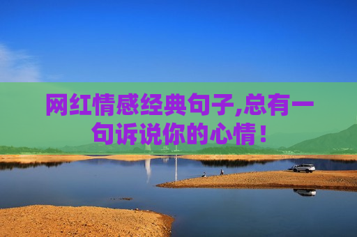 网红情感经典句子,总有一句诉说你的心情！