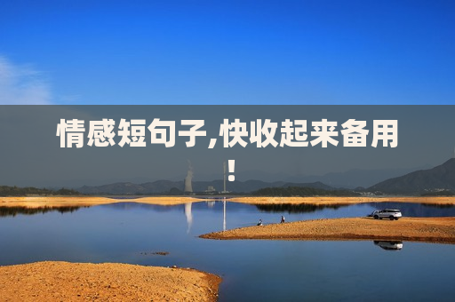 情感短句子,快收起来备用！
