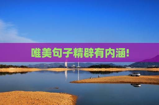 唯美句子精辟有内涵!