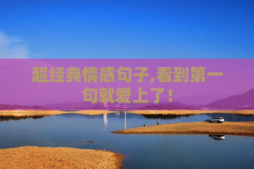 超经典情感句子,看到第一句就爱上了！