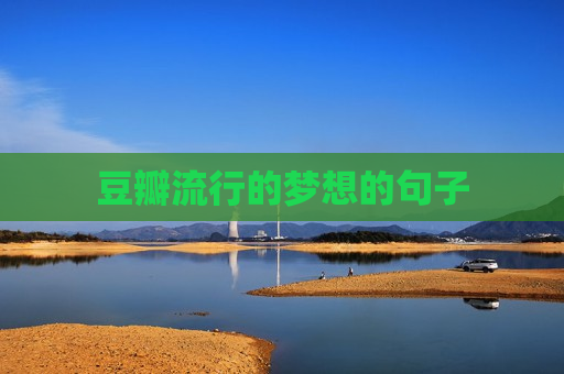 豆瓣流行的梦想的句子