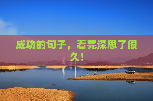 成功的句子，看完深思了很久！