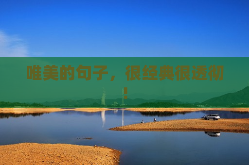 唯美的句子，很经典很透彻!