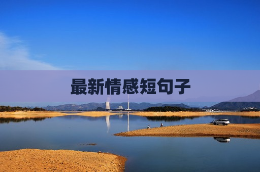 最新情感短句子