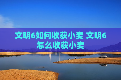 文明6如何收获小麦 文明6怎么收获小麦