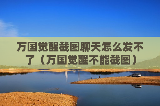 万国觉醒截图聊天怎么发不了（万国觉醒不能截图）