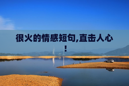 很火的情感短句,直击人心！