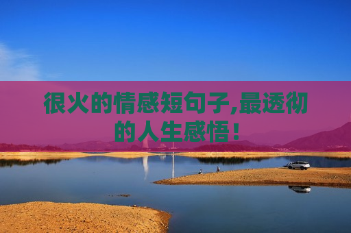 很火的情感短句子,最透彻的人生感悟！