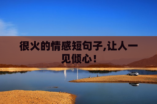 很火的情感短句子,让人一见倾心！