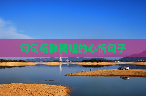 句句精辟简短的心情句子