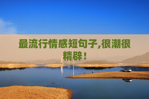 最流行情感短句子,很潮很精辟！